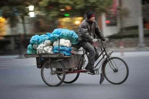 DElivering in China Stock Photos