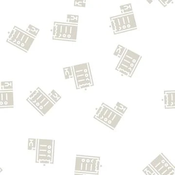Delivering list glyph icon vector isolated illustration Stock Illustration