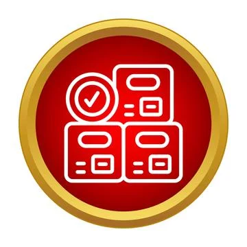 Delivering logistics packages with checkmark for successful shipping Illustrazione stock