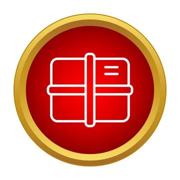 Delivering mail package icon representing postal service Ilustração Stock