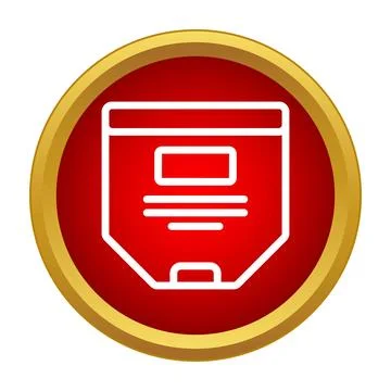 Delivering package or letter document icon イラスト素材