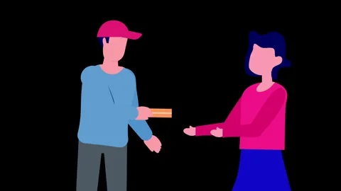 Delivery 2d animation video Stock Footage 278120882