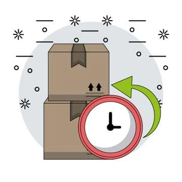 Delivery and logistics イラスト素材