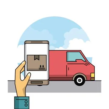 Delivery and logistics イラスト素材