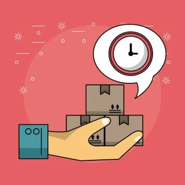 Delivery and logistics イラスト素材