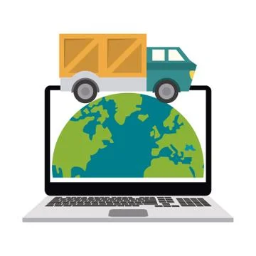 Delivery and logistics Stock Illustration