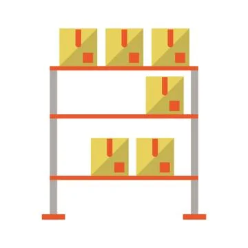 Delivery and logistics Stockillustratie