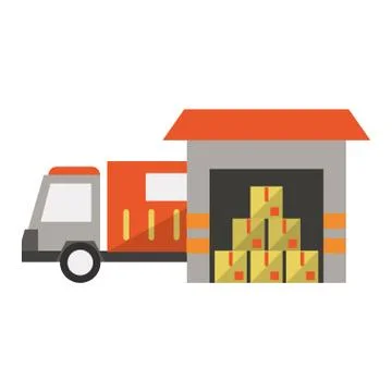 Delivery and logistics イラスト素材