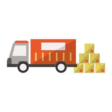 Delivery and logistics Stockillustratie