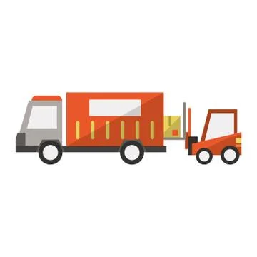 Delivery and logistics 스톡 일러스트