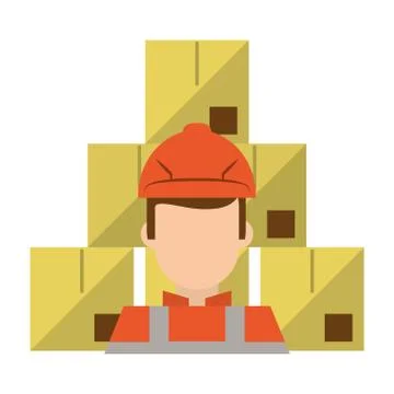 Delivery and logistics Illustrazione stock
