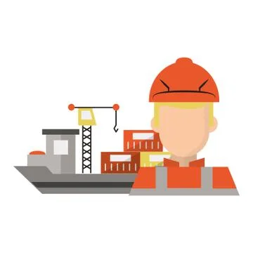 Delivery and logistics Stockillustratie
