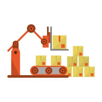 Delivery and logistics Illustrazione stock