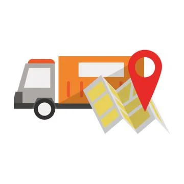 Delivery and logistics Stockillustratie
