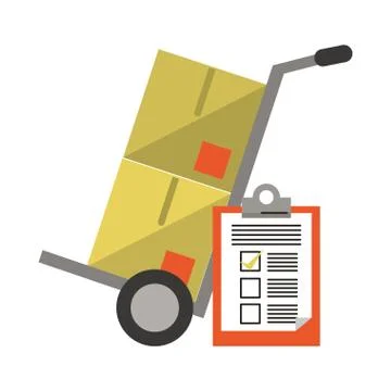 Delivery and logistics イラスト素材