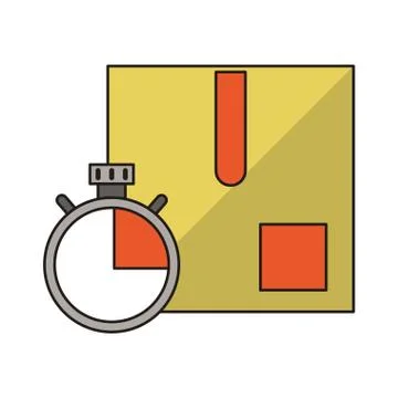 Delivery and logistics Illustrazione stock