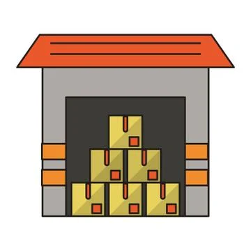 Delivery and logistics 스톡 일러스트