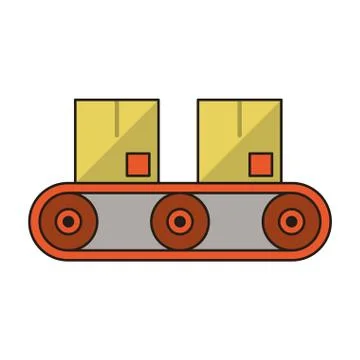 Delivery and logistics Illustrazione stock