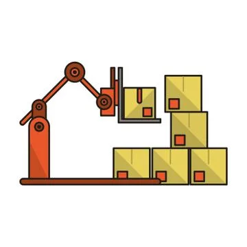 Delivery and logistics Stockillustratie