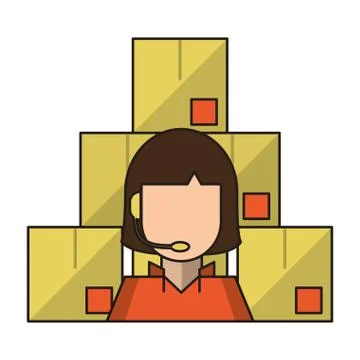 Delivery and logistics イラスト素材