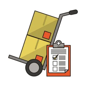 Delivery and logistics イラスト素材