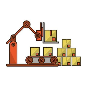 Delivery and logistics Stockillustratie