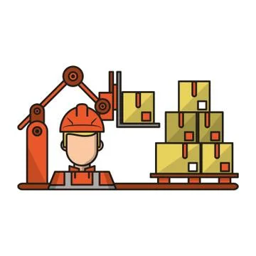 Delivery and logistics イラスト素材