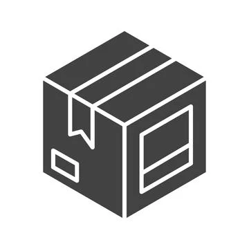 Delivery Box Icon Image. Stock Illustration