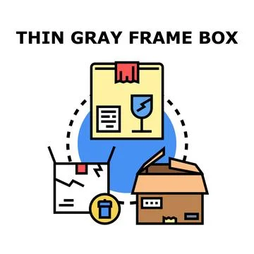 Delivery boxes concept illustrating shipping and packaging cycle Stock Illustration