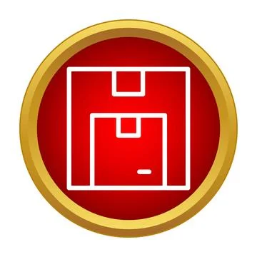 Delivery boxes icon representing shipping and logistics Stock Illustration