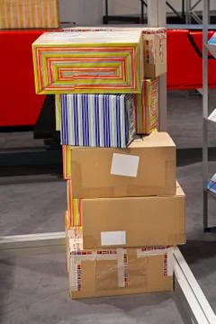 Delivery boxes Stock Photos