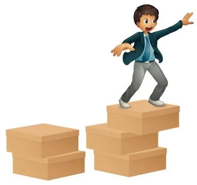 Delivery boy Stock Illustration