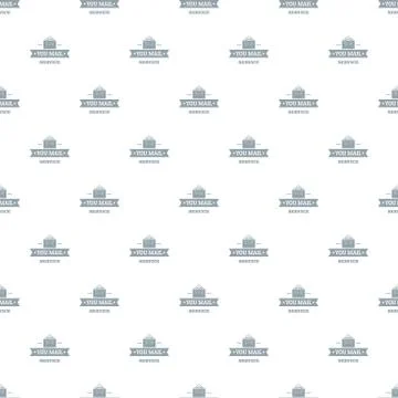 Delivery business pattern vector seamless Illustrazione stock