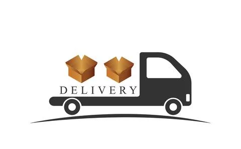 Delivery car Stock Illustration