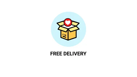 Delivery Cardboard box animation Stock Footage 100071642