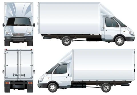 Delivery / Cargo Truck Stock Illustration