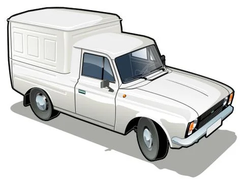 Delivery / cargo van Stock Illustration