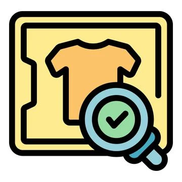 Delivery cloth icon vector flat Stock Illustration