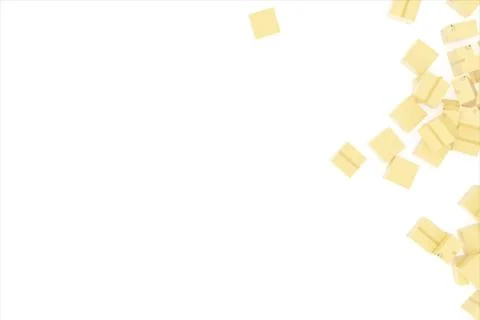 Delivery concept. Cardboard boxes background. Space for text. 3d rendering Stockillustratie