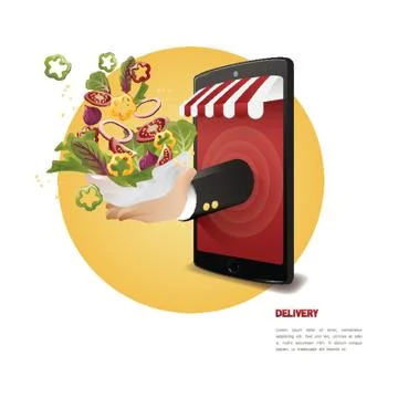 Delivery concept Illustrazione stock