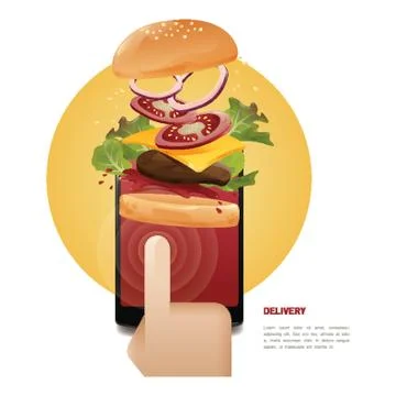 Delivery concept Illustrazione stock