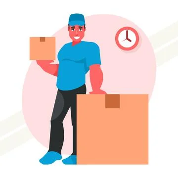 Delivery-concept Stock Illustration