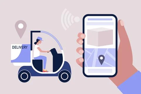 Delivery concept Stock Illustration