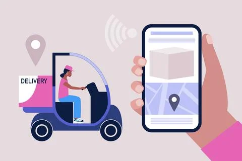 Delivery concept Stock Illustration