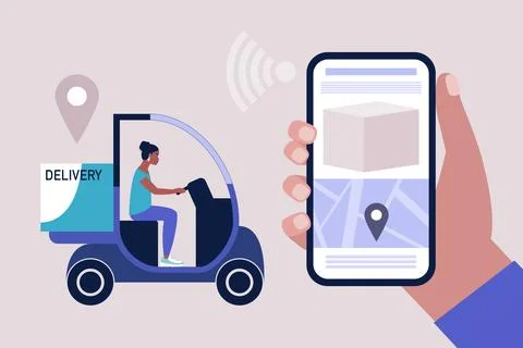 Delivery concept Stock Illustration
