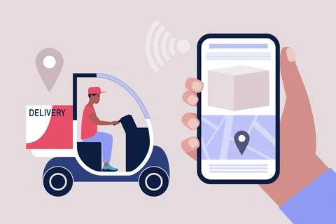 Delivery concept Stock Illustration