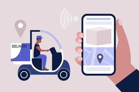 Delivery concept Stock Illustration