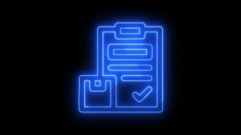 Delivery confirmation with package and document Stock Footage 328385532