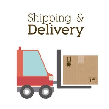 Delivery design over white background vector illustration 스톡 일러스트