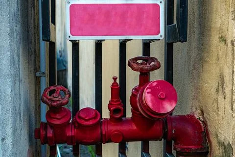 Delivery fire engine connection unit Stock Photos